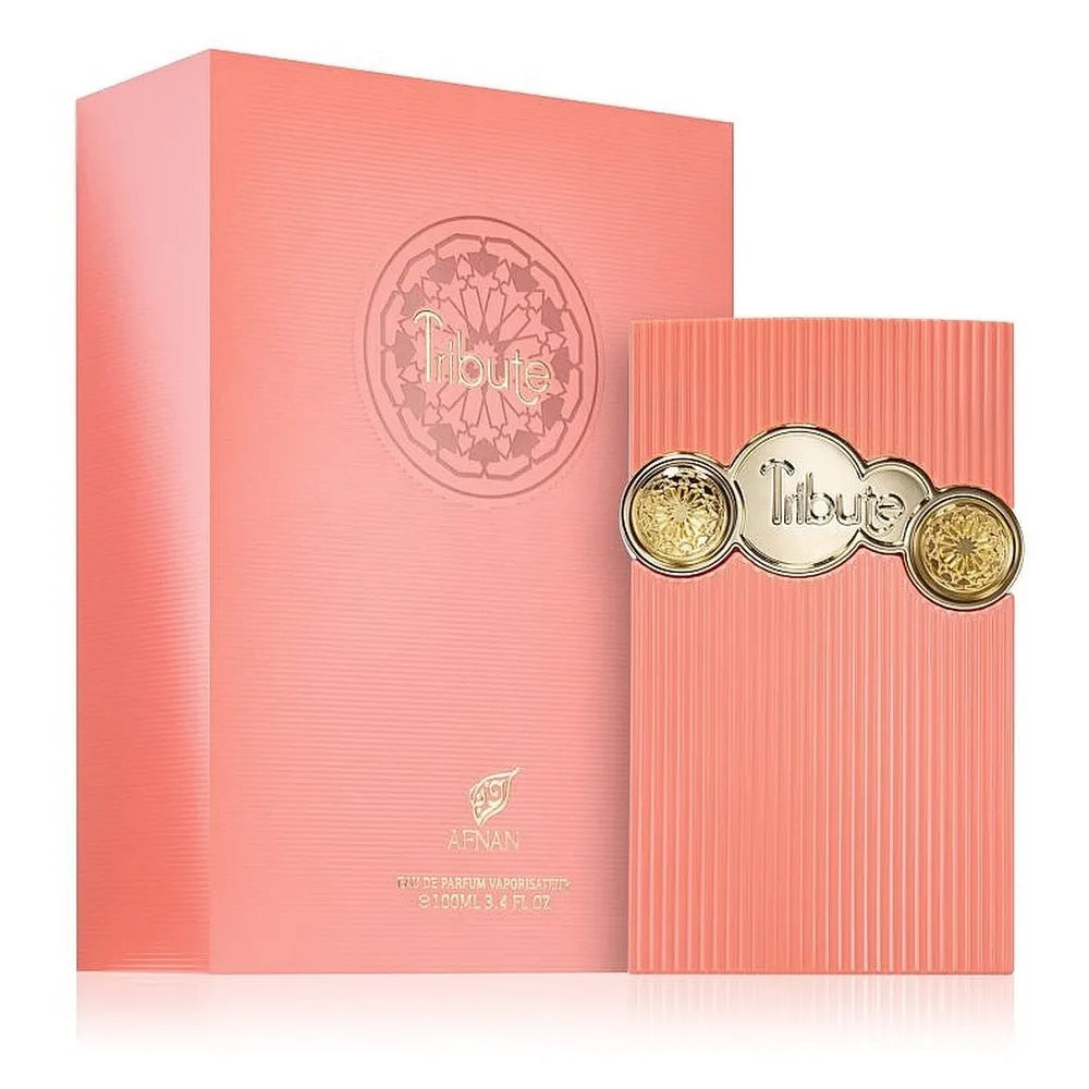 Afnan Tribute Pink Luxury Collection 100ML EDP Perfume Spray for Women & Men - Elegant Floral Scent for Date Nights & Special Occasions