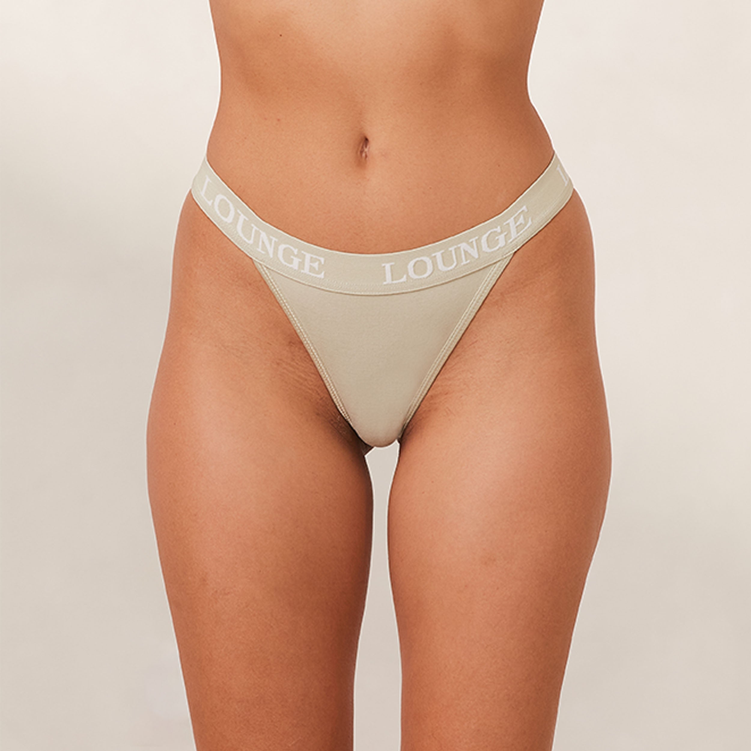 Bamboo Triangle Thong for Women - Soft & Comfortable Olive Green Underwear | Perfect for Yoga, Beach, and Everyday Wear