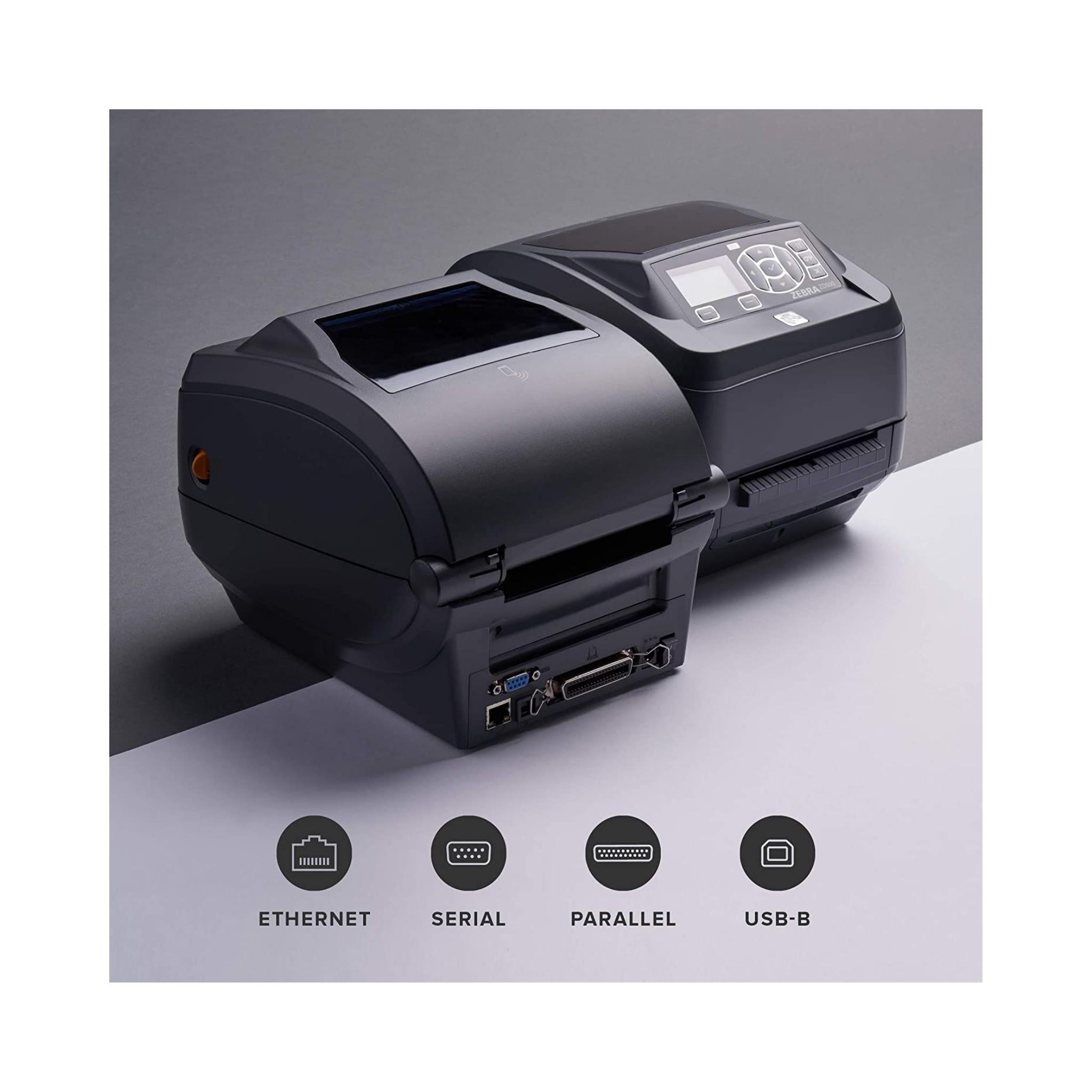 ZD500 Bluetooth Barcode Label Printer by Zebra - High-Speed Printing for Retail, Warehouse & Shipping Labels