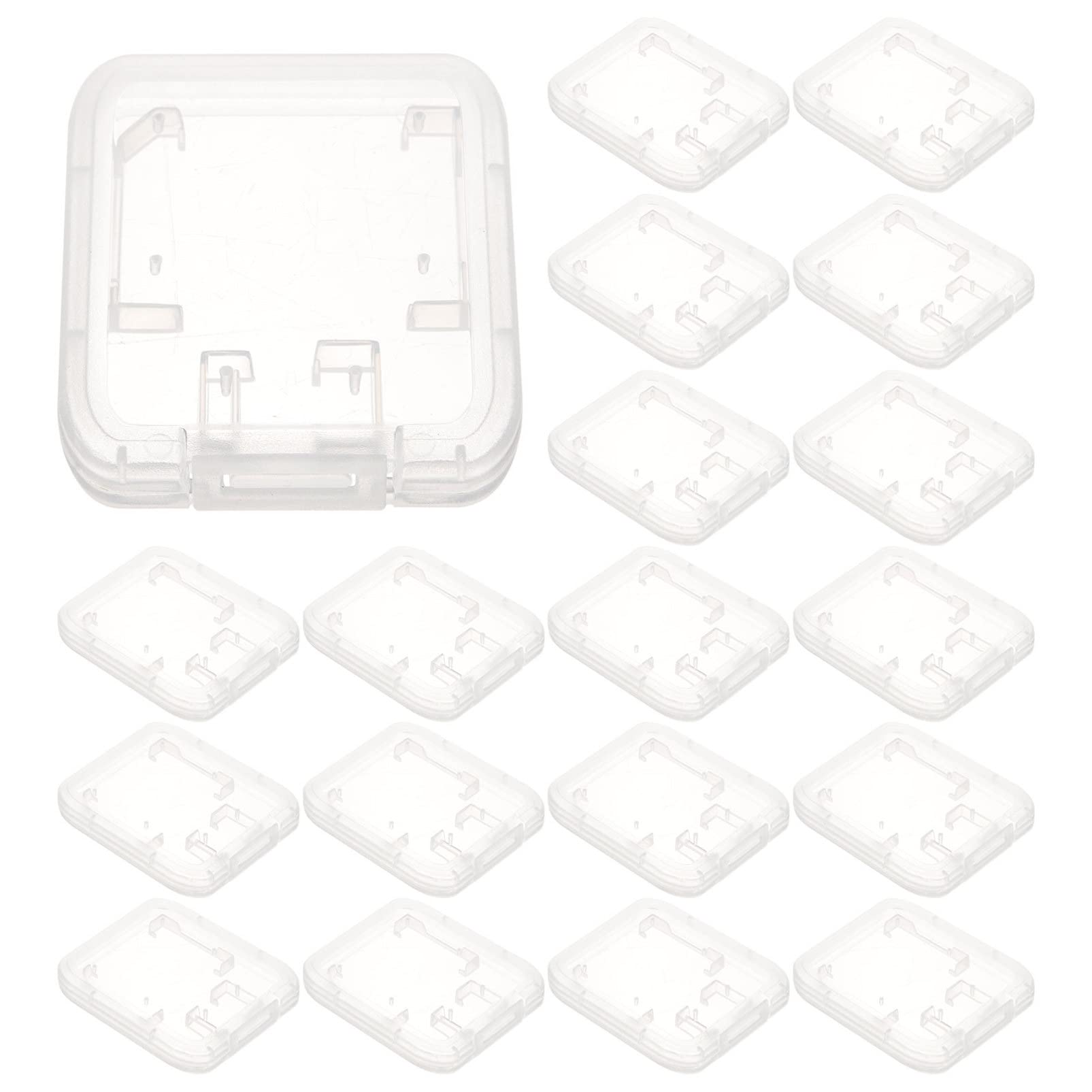 72 Pcs Memory Card Storage Box - Waterproof SD Card Holder Case for Camera, DSLR, GoPro - Compact Plastic Organizer for Memory Cards, USB Drives, SIM Cards - Perfect for Travel, Photography & Office Use