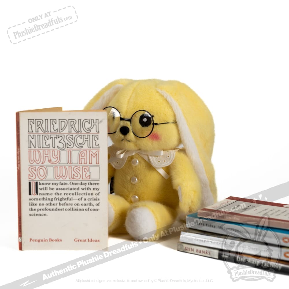 Plushie Dreadfuls Shy Rabbit Stuffed Animal - Soft Plush Toy for Kids, Anxiety Relief & Cuddling | Perfect for Bedtime, Gifts & Emotional Support