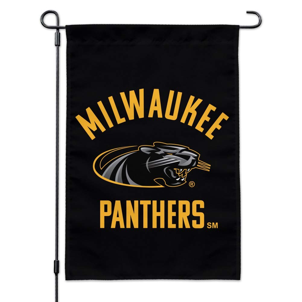 University of Wisconsin Milwaukee Official Panthers Garden Flag - College Team Spirit Outdoor Decor for Yard, Lawn & Tailgating Parties