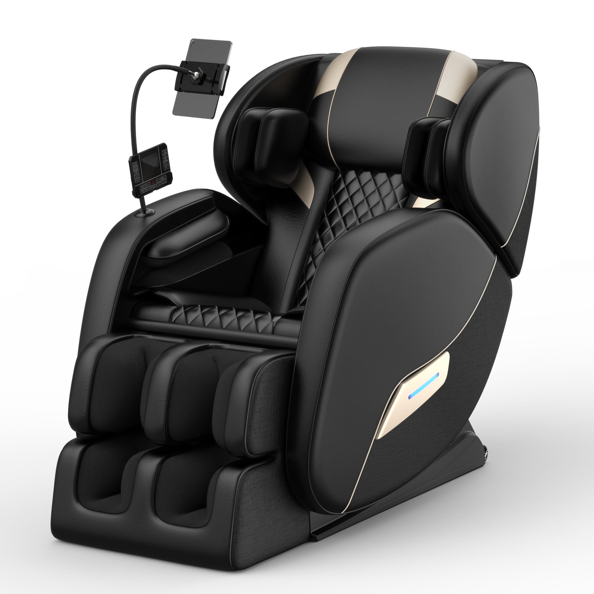 2025 Full Body Zero Gravity SL-Track Shiatsu Massage Recliner Chair with Body Scan Technology, 6-Point Rollers, Air Compression, Heating & Yoga Stretch - Perfect for Home Office Relaxation & Pain Relief Therapy