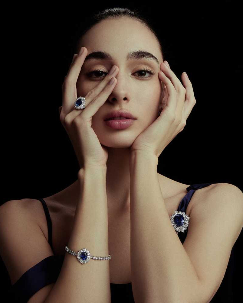 HERMOSA Genuine Sapphire Royal Blue Bracelet for Women - Elegant Jewelry Gift for Birthday, Anniversary & Special Occasions | Perfect for Parties, Weddings & Formal Events