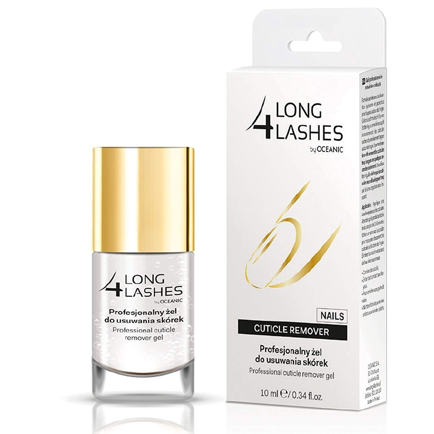 Professional Oceanic Nails Cuticle Remover Gel - 10ml | Fast-Acting Cuticle Treatment for Manicures & Pedicures | Perfect for Salon & Home Nail Care