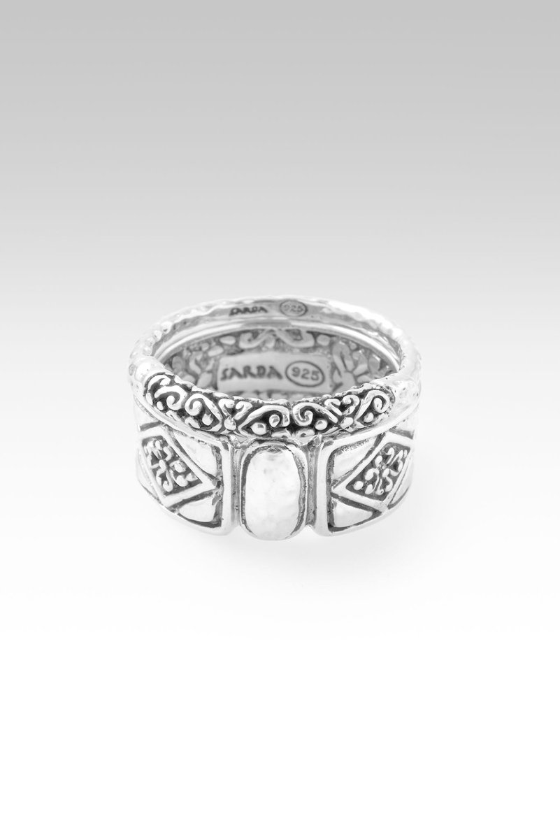 Today & Forever Ring Set of 2™ in Janyl Adair - Elegant Stackable Rings for Women, Perfect for Anniversary Gifts & Everyday Wear