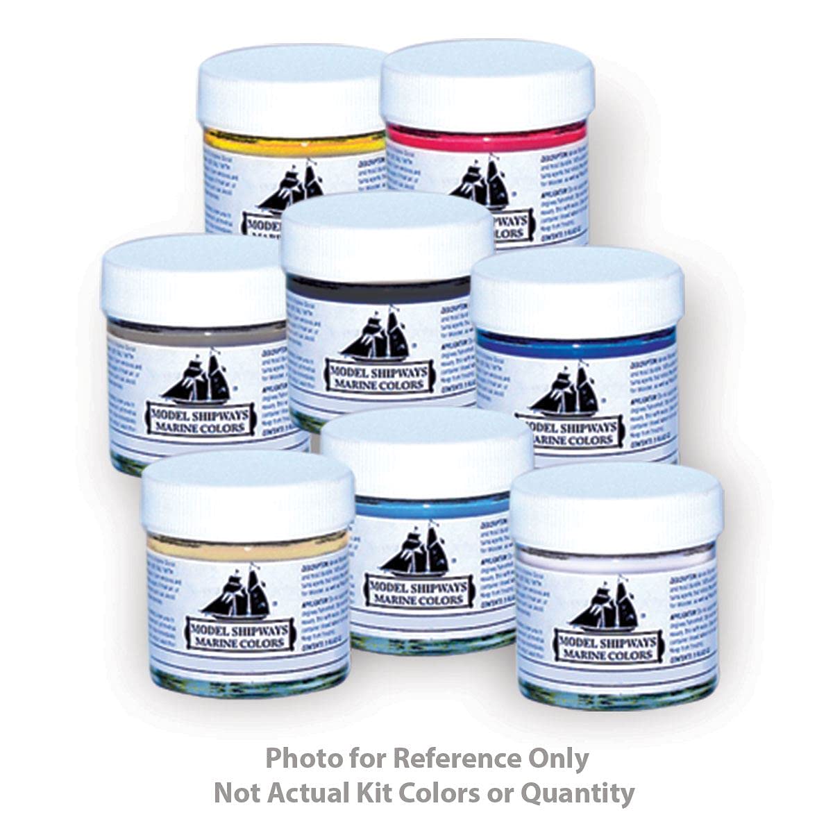 Model Shipways Dapper Tom Acrylic Paint Set - 6 Bottles (1 oz Each) for Ship Model Building & Craft Painting | Perfect for Miniature Boats, DIY Projects & Hobbyists