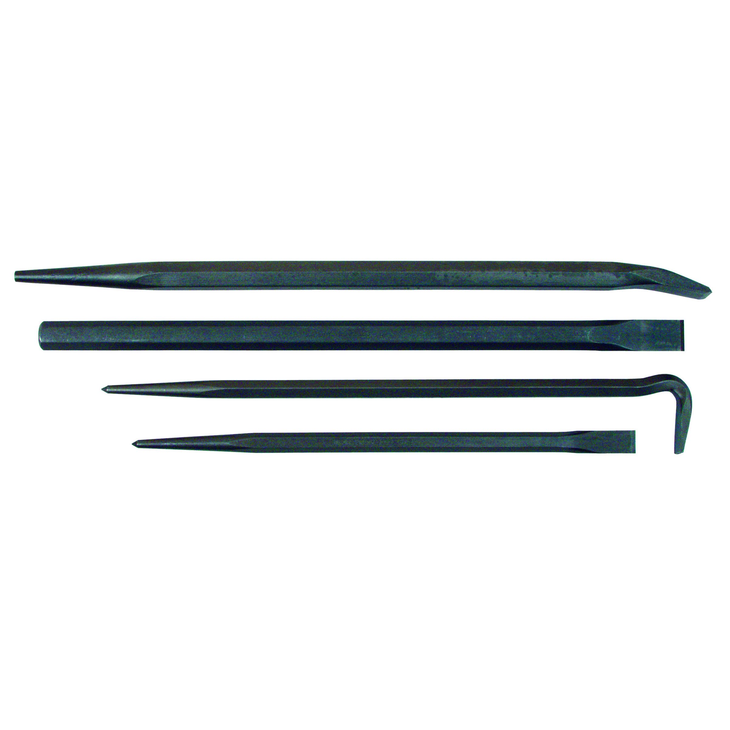 Mayhew 4-Piece Pry Bar Set - Heavy Duty Tools for Construction & Auto Repair