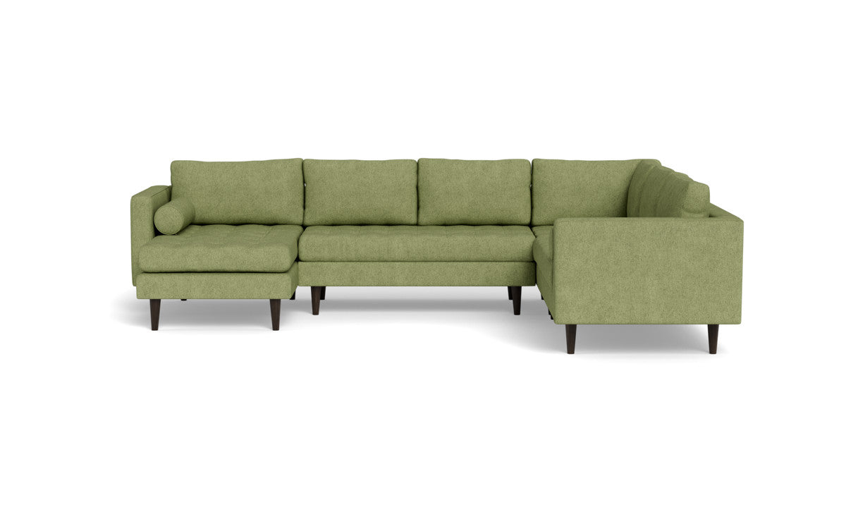 Ladybird 133 Left Chaise Corner Sectional Sofa - Modern L-Shaped Couch for Living Room, Family Room & Lounge Areas