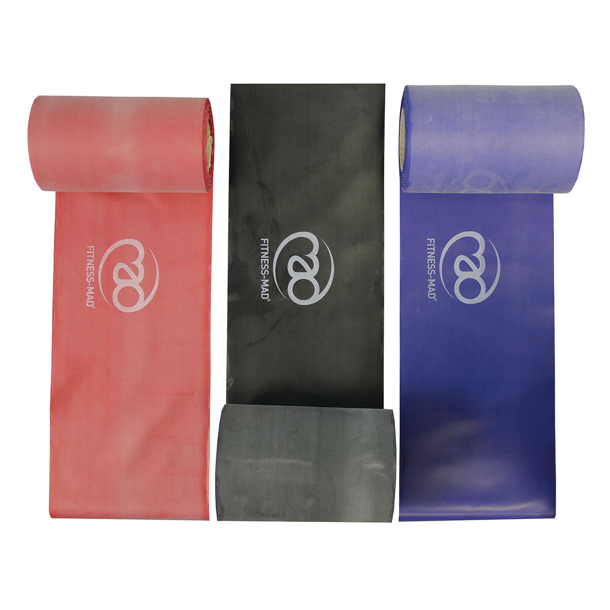 MAD Fitness Resistance Bands Set with User Guide - Premium Latex Exercise Bands for Home Workouts, Strength Training, Yoga & Physical Therapy