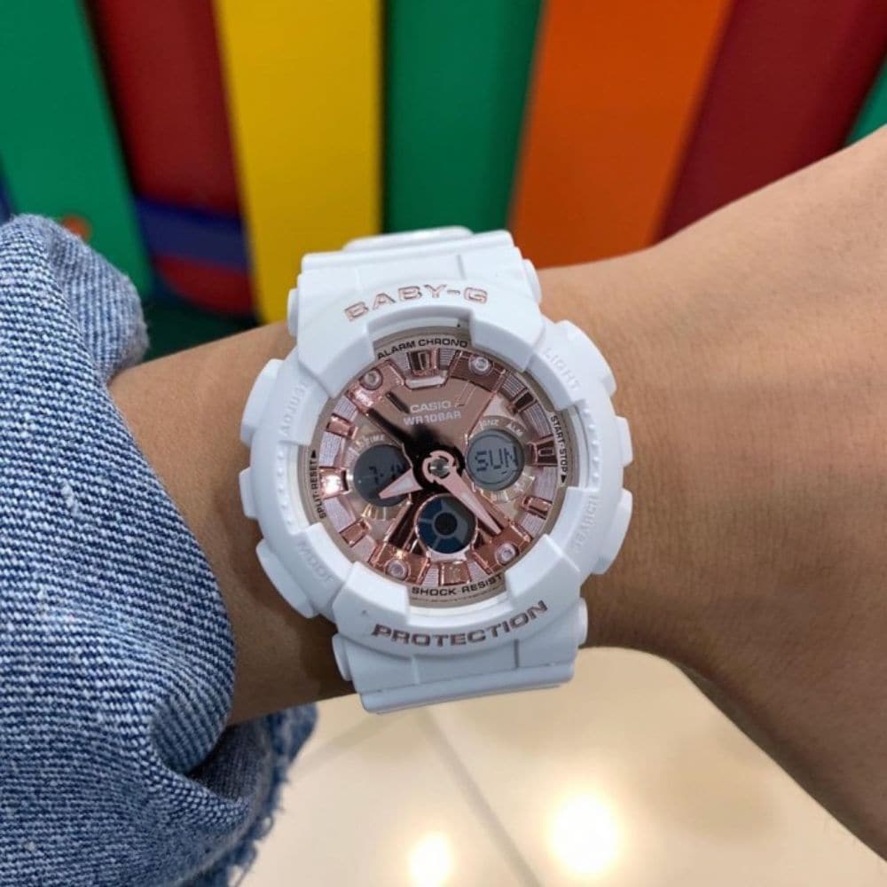 CASIO BABY-G BA-130-7A1DR Women's Digital Sport Watch - Shock Resistant, Water Resistant, LED Light - Perfect for Running, Swimming & Outdoor Activities