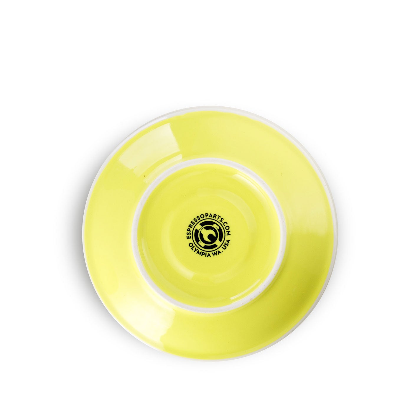 Premium Porcelain Espresso Cup & Saucer Set - 2oz/70ml, Bright Yellow - Perfect for Home Coffee Bars, Cafes, and Italian-Style Espresso Enjoyment