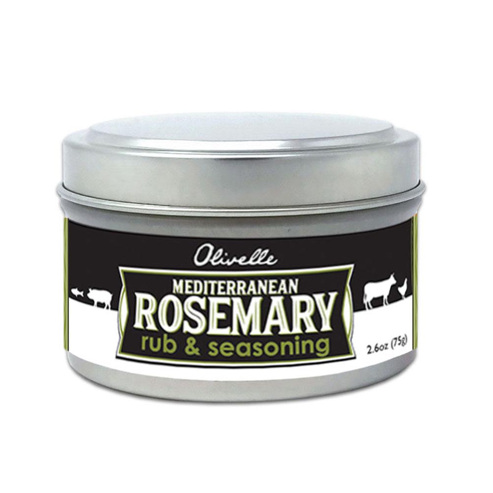 Premium Mediterranean Rosemary Rub - Organic Herbs & Spices Blend for Grilling, Roasting & Seasoning | Perfect for Chicken, Lamb & Vegetables | Gourmet Cooking & BBQ Essential