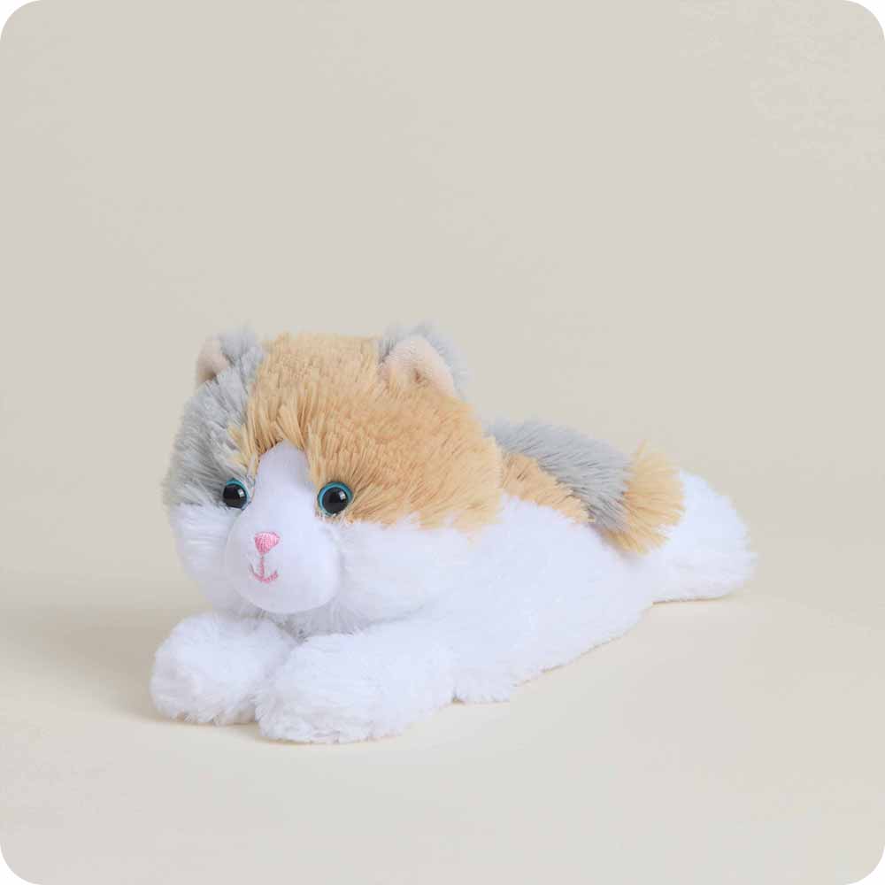 Calico Cat Warmies Junior - Soft Plush Heating Pad for Kids & Adults - Perfect for Relaxation, Stress Relief & Pain Relief at Home or Office