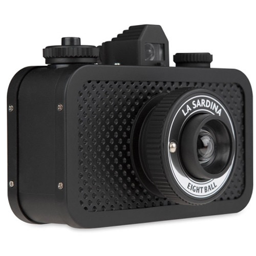 Lomography La Sardina 8Ball 35mm Film Camera - Vintage Style Point & Shoot for Creative Photography, Travel & Street Shooting