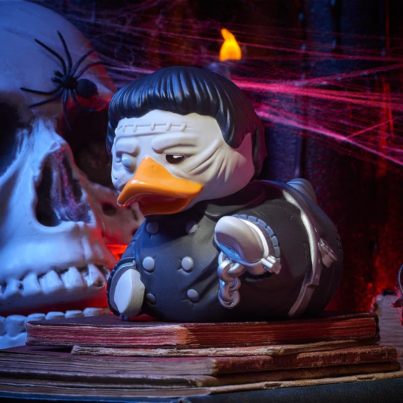 Horror Frankenstein's Creature TUBBZ Cosplaying Duck Collectible Figure - Perfect for Halloween Decor, Cosplay Props & Horror Movie Fan Gifts