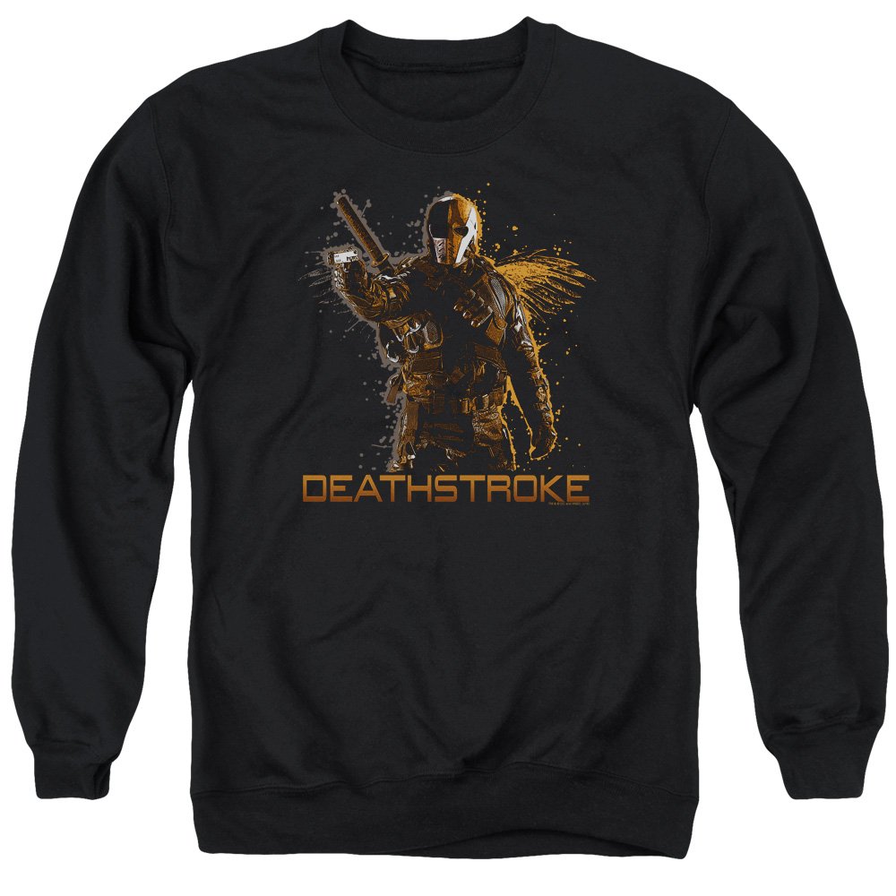Arrow Deathstroke Unisex Crewneck Sweatshirt for Men & Women | DC Comics Superhero Apparel | Casual Wear & Cosplay Costume