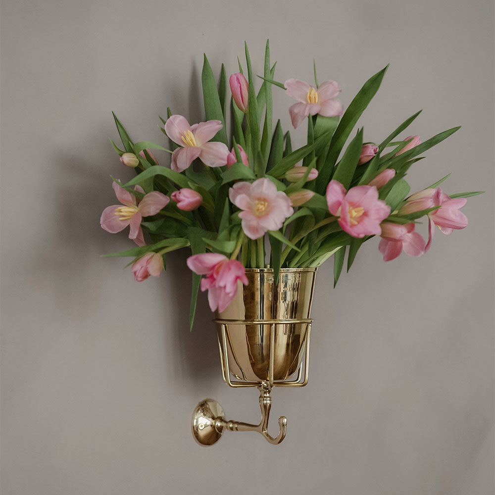 Roan Iris Opal Wall Vessel - Handcrafted Ceramic Wall Decor for Home & Office - Perfect for Living Room, Bedroom, and Entryway Decor