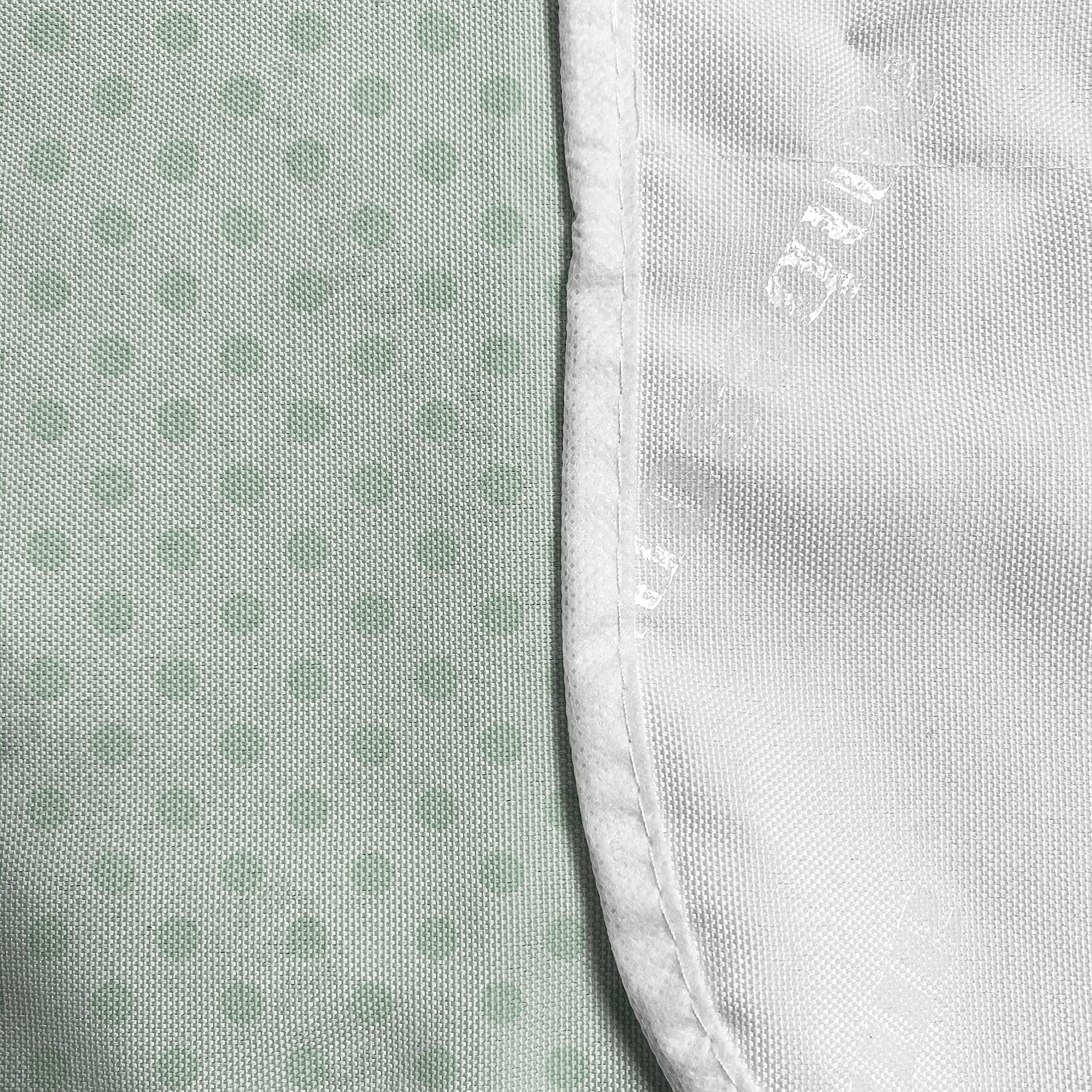 Ambesonne Retro Microwave Cover - Vintage Polka Dot Design, Water Resistant Kitchen Organizer with Pockets, 36