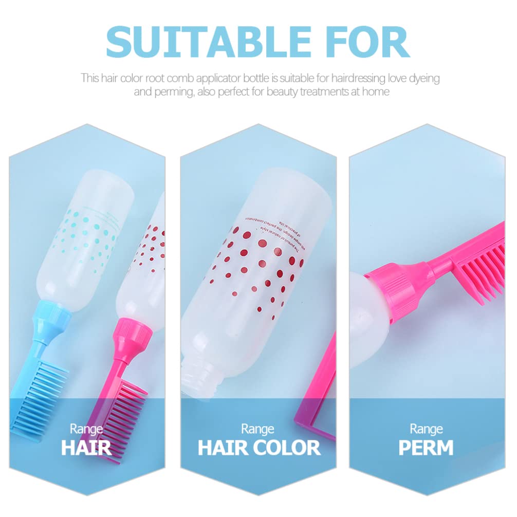 FRCOLOR 3-Piece Hair Dye Kit with Scale - Hair Coloring Bottles, Applicator Brush, Squeeze Bottles & Dye Comb - Professional Hair Bleaching & Styling Tools for Salon & Home Use