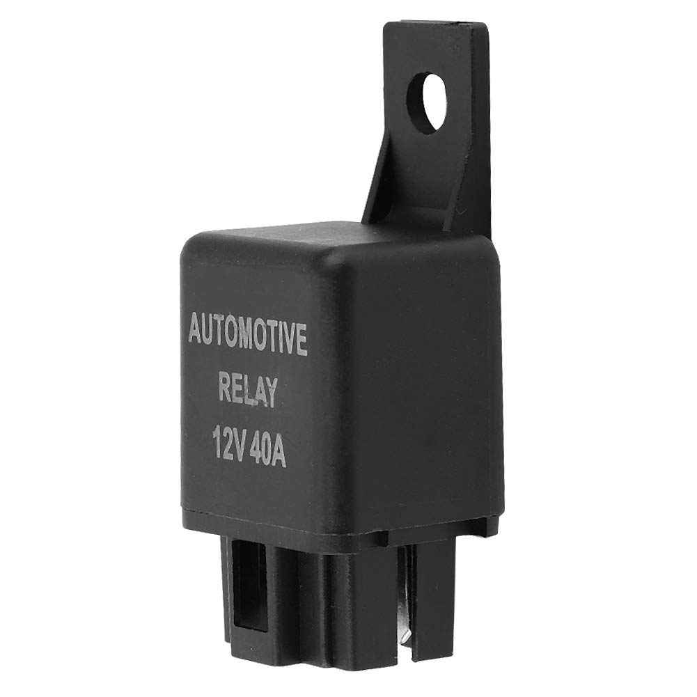 12V 40A Heavy Duty Car Fan Relay Replacement - Automotive Cooling & Heating System Relay - Perfect for AC Compressor, Radiator Fan & Engine Cooling Applications