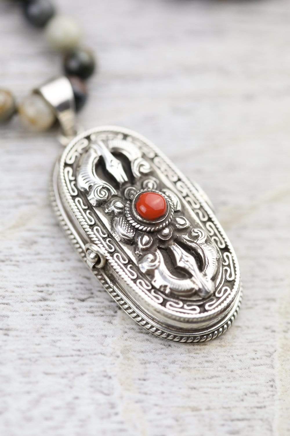 Authentic Tibetan Hawkeye Mala Prayer Beads - 108 Buddhist Meditation Necklace for Spiritual Protection & Positive Energy | Perfect for Yoga, Meditation & Mindfulness Practices