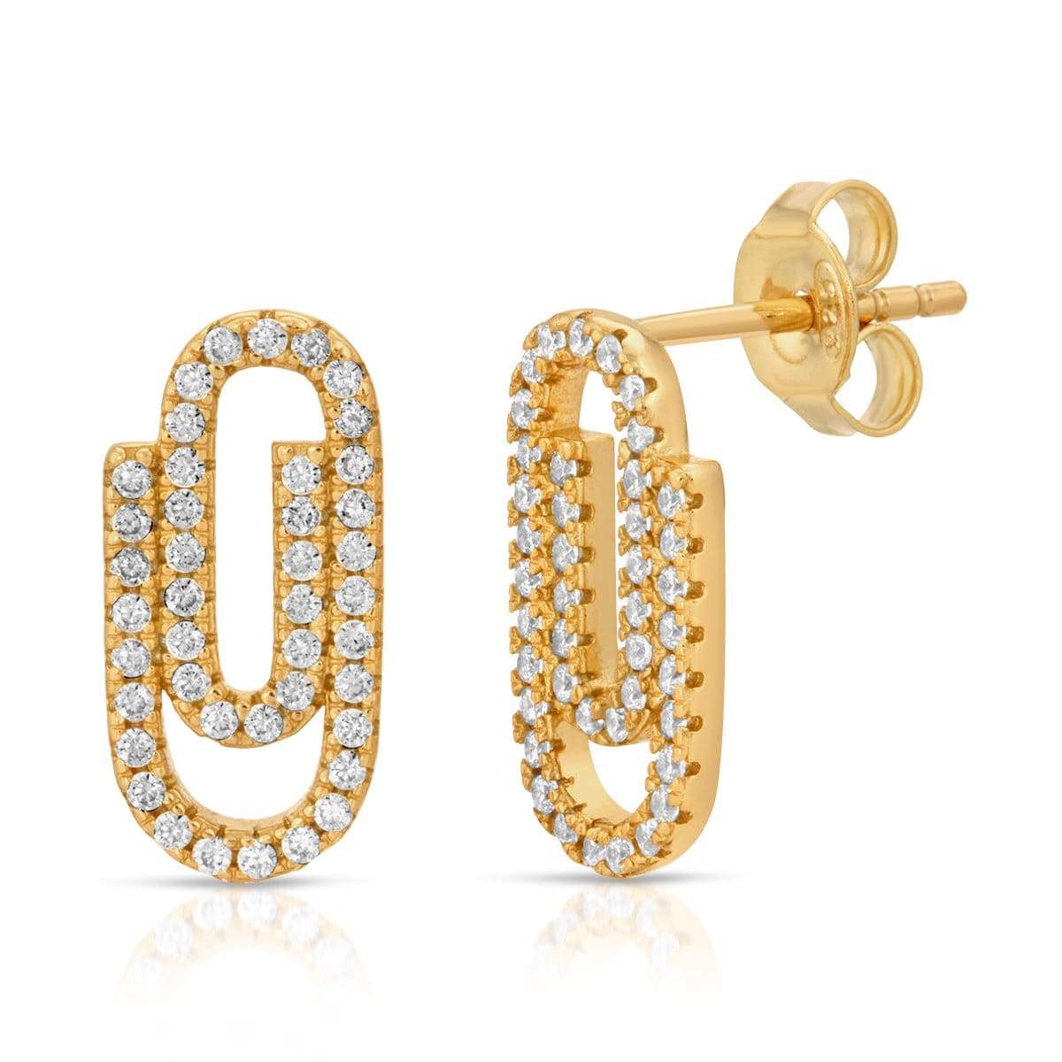 Stylish Paper Clip Earrings - Trendy Minimalist Jewelry for Women | Perfect for Office, Casual & Everyday Wear