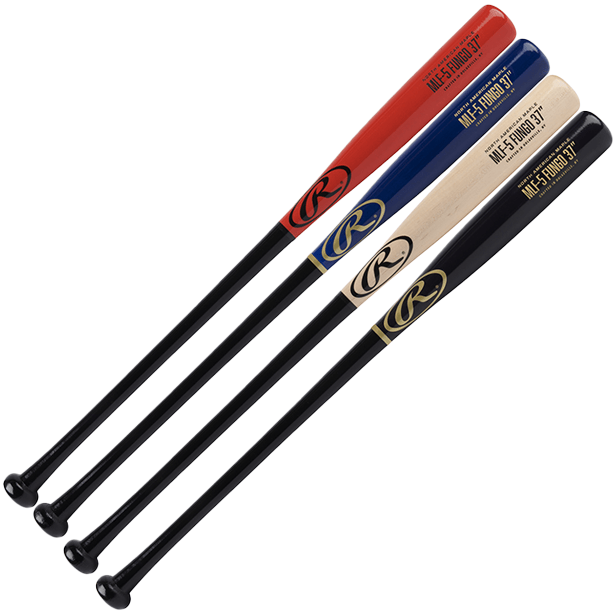 Rawlings 37 Inch Maple Fungo Bat MLF5 - Professional Baseball Training Bat for Coaches & Players - Perfect for Softball & Baseball Practice Drills