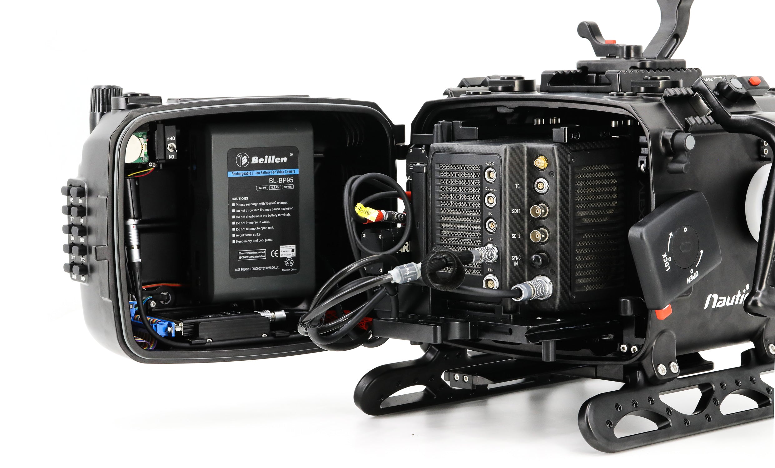 ARRI ALEXA Mini/LF Camera Digital Cinema System with GPB 1, N200 250mm Wide Angle Port & Extension Rings - Professional Underwater Filmmaking & Cinematic Production Gear