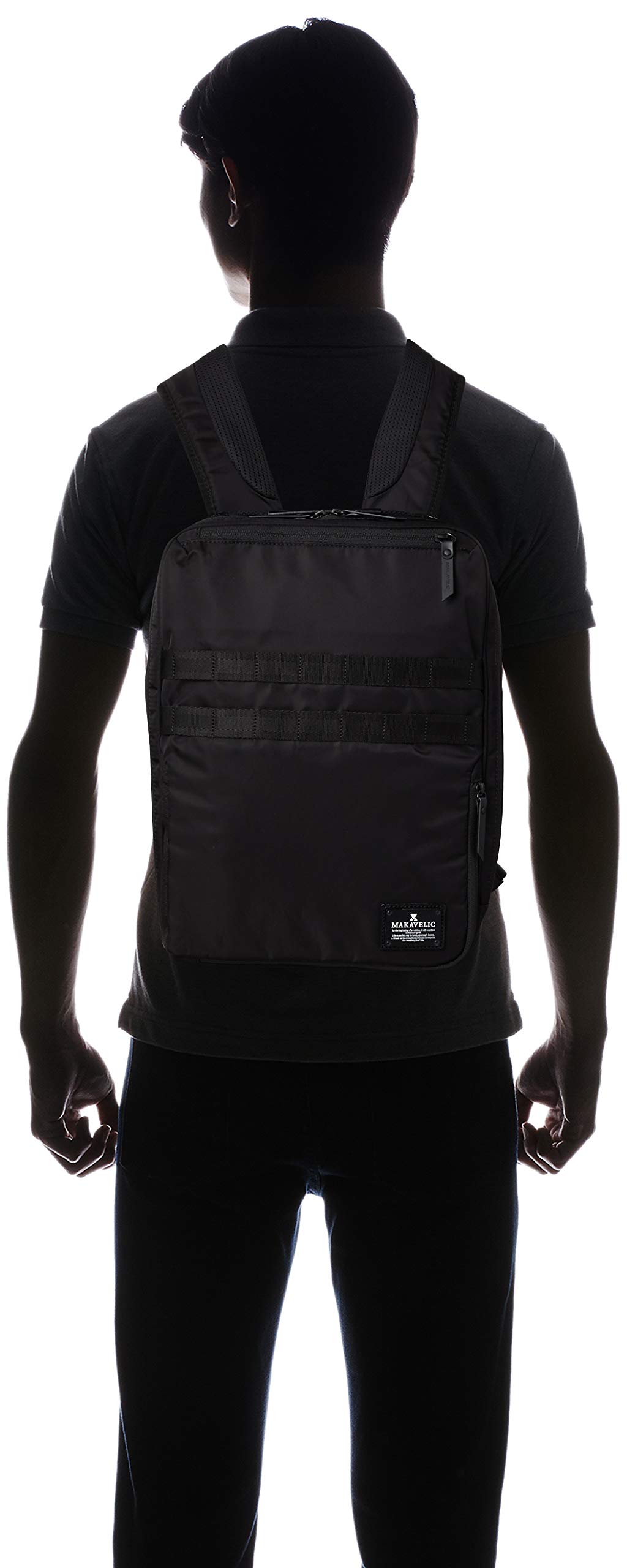 Machiavellik 3120-10102 WISDOM 13-Inch Laptop Backpack - Water-Resistant College School Backpack with USB Charging Port, Black - Perfect for Work, Travel & Daily Commute