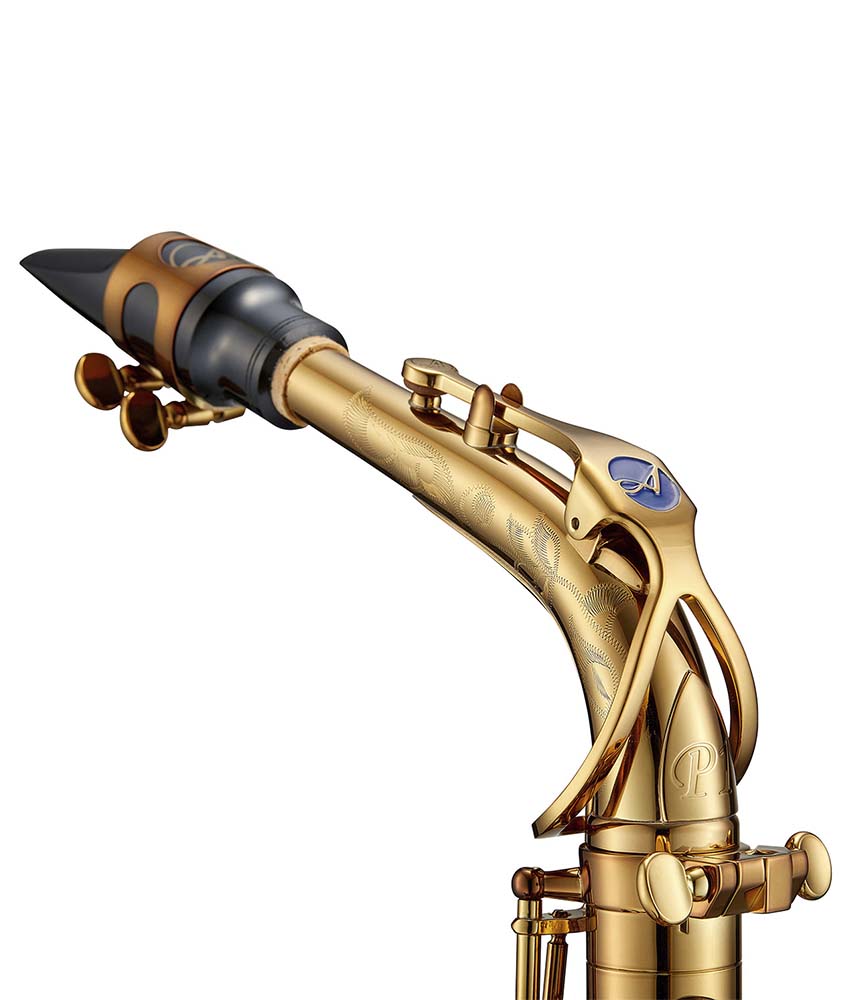 Antigua Winds ProOne AS6200AME Professional Alto Saxophone in Amber Finish - Perfect for Jazz, Concert, and School Band Performances