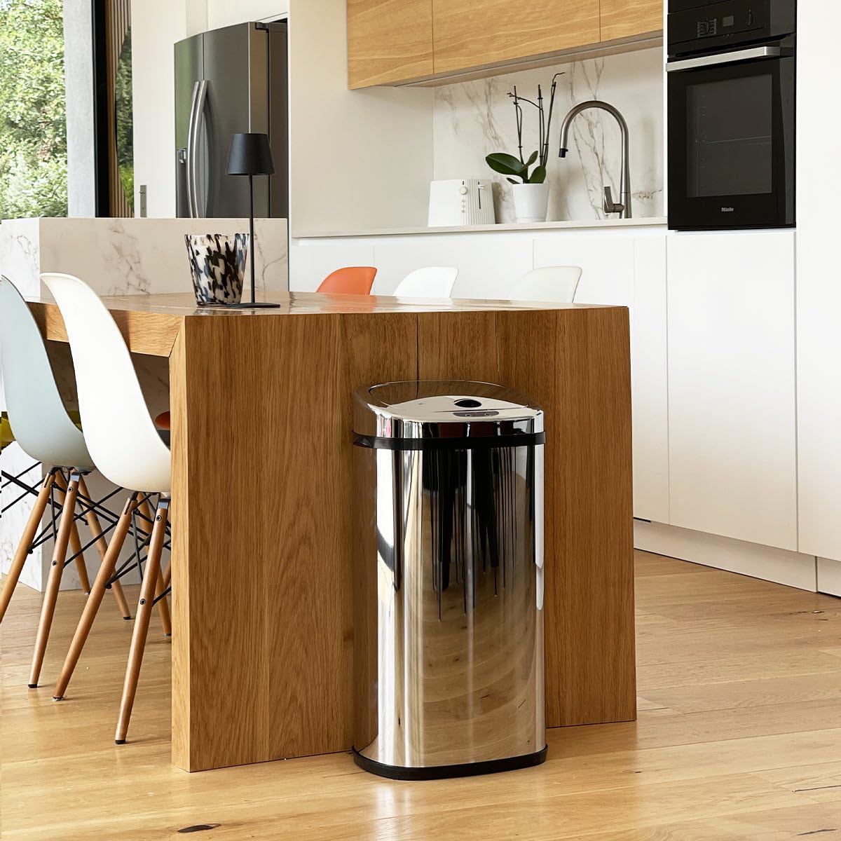 Automatic Touchless Trash Can 42L Large Capacity - Hands-Free Kitchen Waste Bin for Home, Office, and Restaurant Use