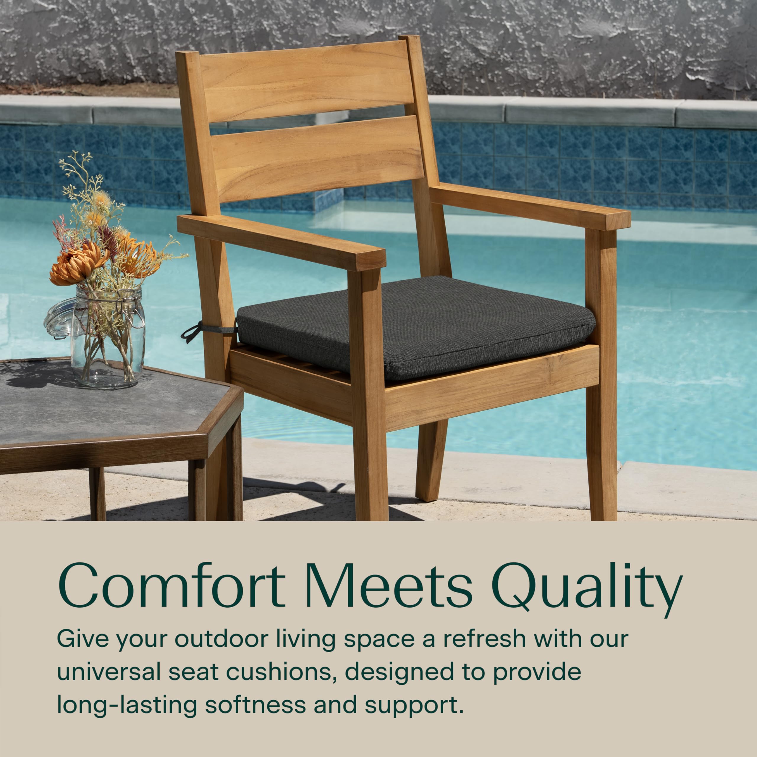 Premium Honeycomb Outdoor Seat Cushion Set - 18