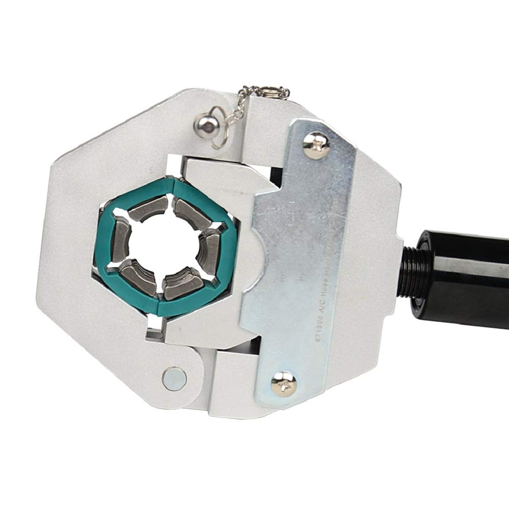 Manual AC Hydraulic Hose Crimping Tool 71500 - Professional Hydraulic Hose Crimper for Industrial & Automotive Repairs - Perfect for Hydraulic System Maintenance, Equipment Repair, and Heavy-Duty Applications