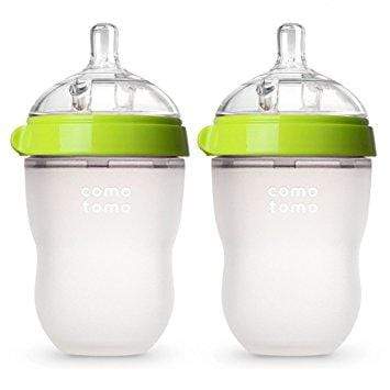 Comotomo 8 oz Baby Bottles (2 Pack) - BPA-Free, Anti-Colic, Soft Silicone Bottles for Newborns & Infants - Perfect for Breastfeeding Transition & On-the-Go Feeding