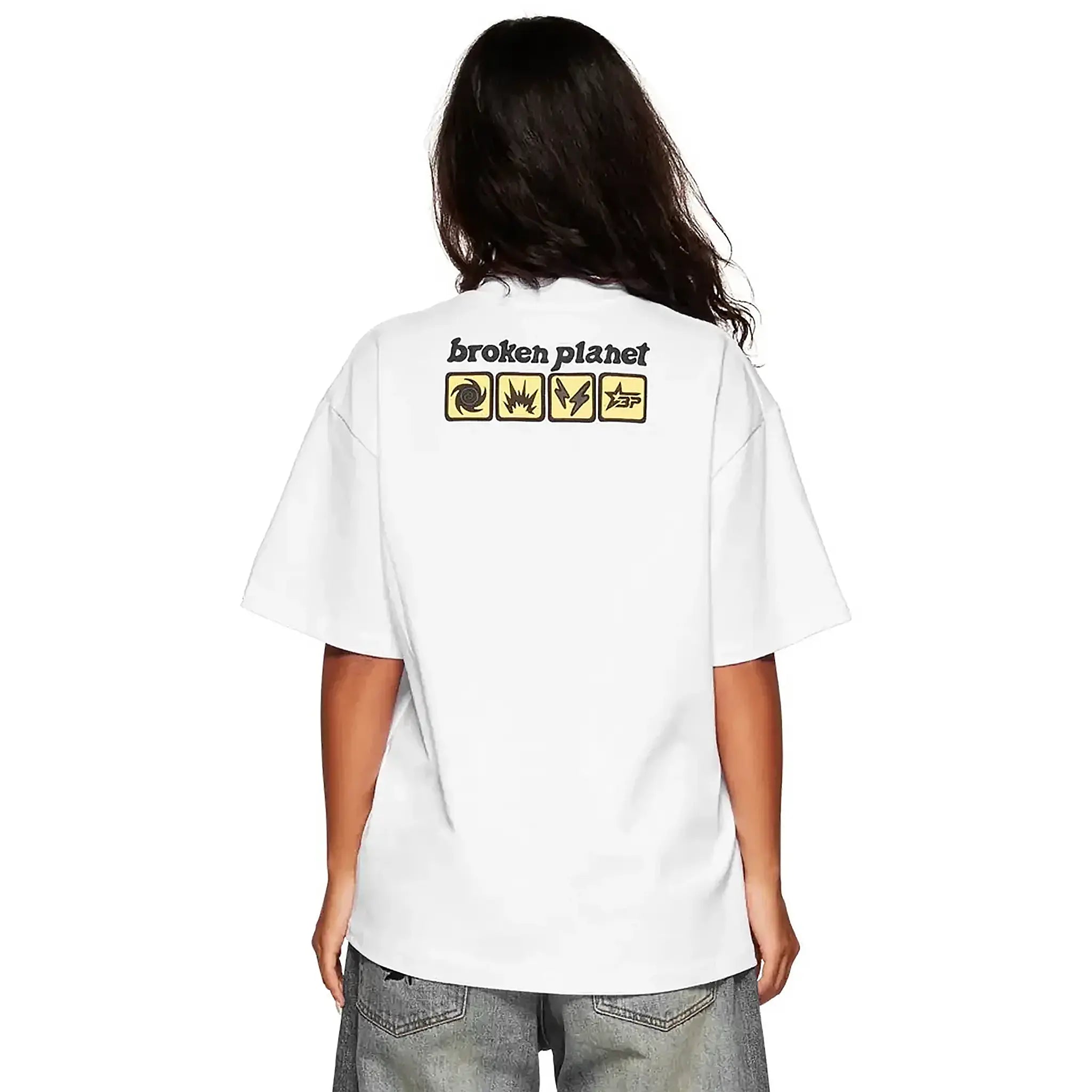 Broken Planet Emergency Snow White T-Shirt - Stylish Graphic Tee for Casual Wear, Street Fashion & Everyday Outfits