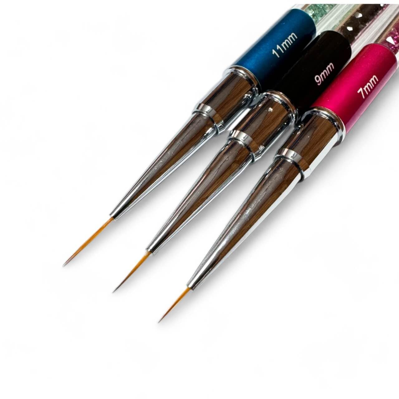 Professional Nail Art Brush Set - Dotting Tools, Dust Brush, Striping Brushes & Drawing Pen for Nail Design | Perfect for Salon, Home Manicure & DIY Nail Art