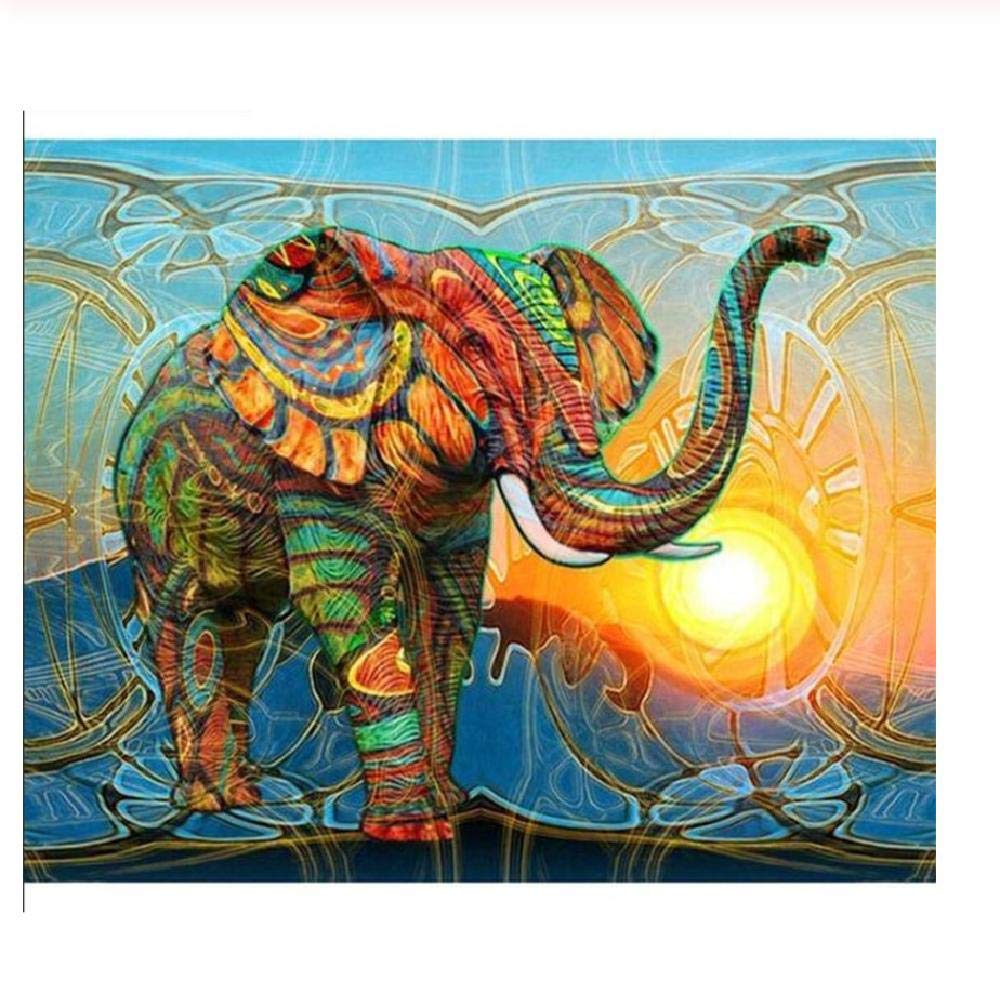 1000-Piece Classic Wooden Jigsaw Puzzle for Adults & Kids - DIY Sun-Colored Elephant Art (75x50cm) - Modern Home Decor, Wall Art Picture & Unique Gift Idea for Family Game Night & Educational Activities