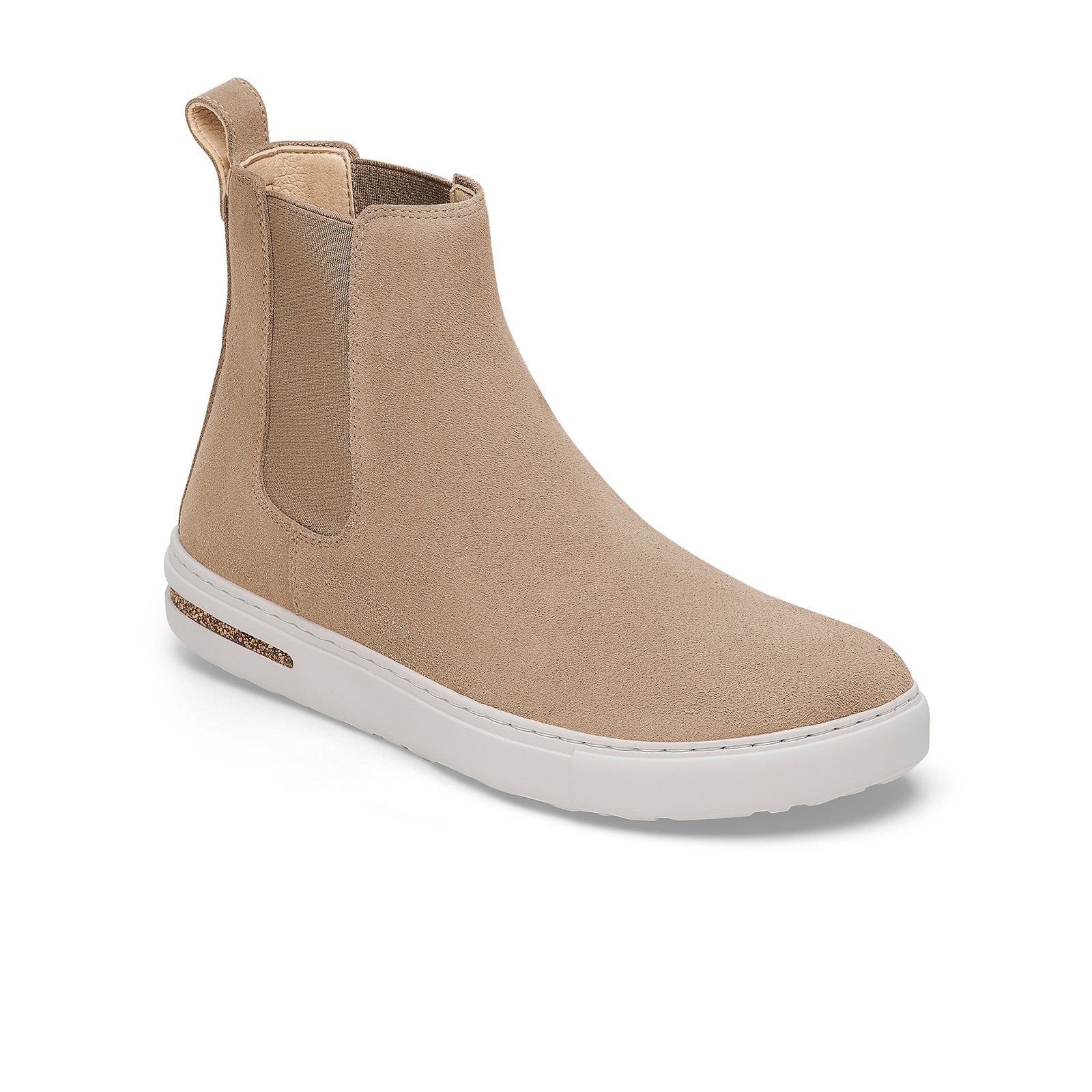 Birkenstock Bend Narrow Chelsea Sneaker (Women)   Taupe Suede