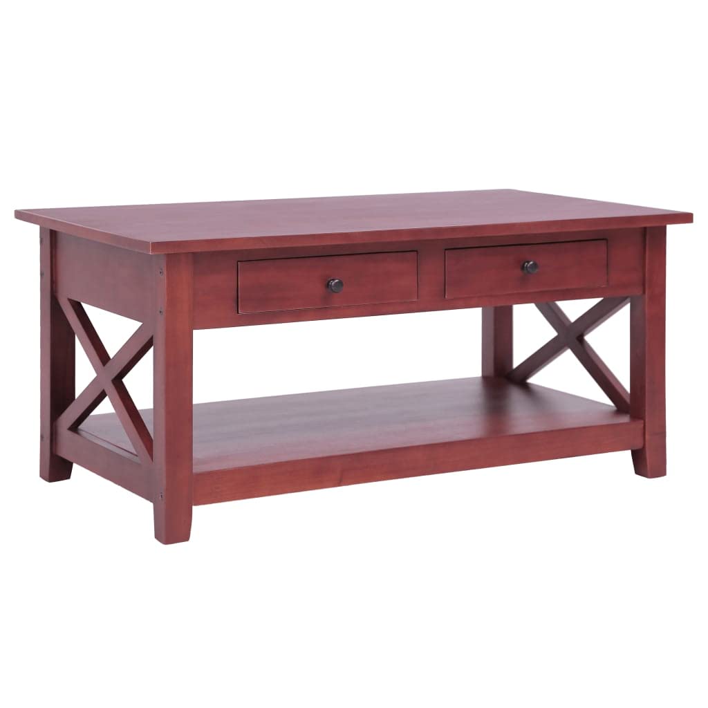 Modern Minimalist Rectangular Coffee Table - 39.4