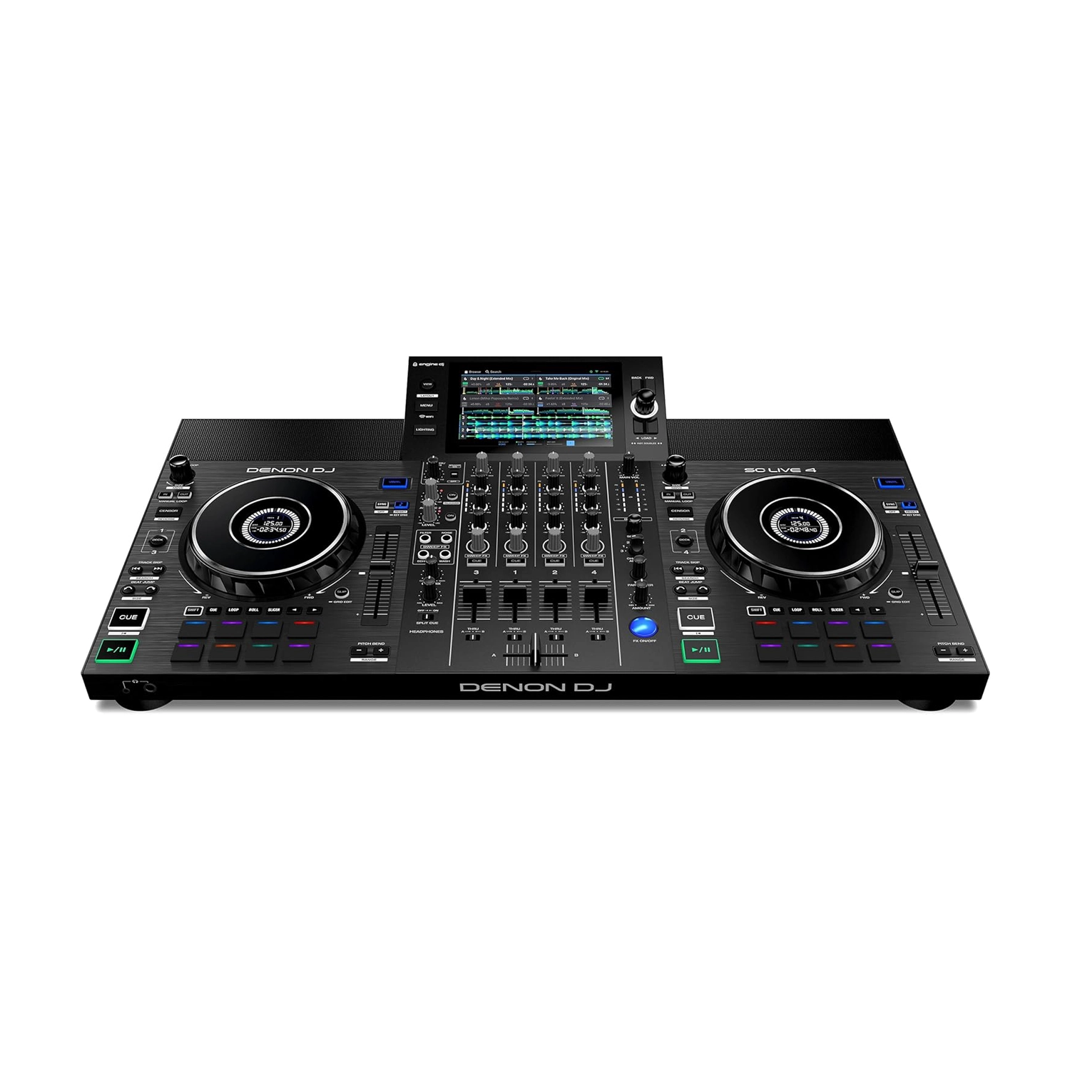 Denon DJ SC Live 4 Standalone DJ Controller - Professional Performance System for Live Shows & Music Production | Perfect for Clubs, Parties & Home Studios