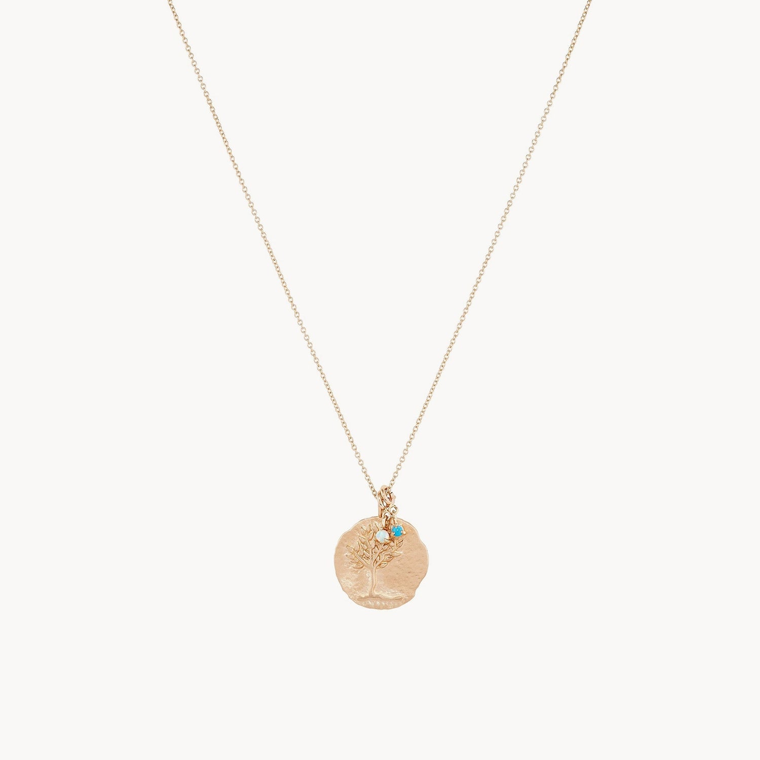 14K Yellow Gold Tree of Life Ancient Coin Medallion Necklace - Spiritual Jewelry for Women, Meaningful Gift for Birthday, Anniversary & Special Occasions