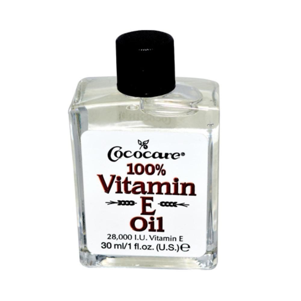 Cococare 100% Pure Vitamin E Oil for Skin & Hair - 1 oz (Pack of 8) | Natural Moisturizer for Face, Body, Scars & Cuticles | Antioxidant Treatment for Dry Skin & Hair Repair
