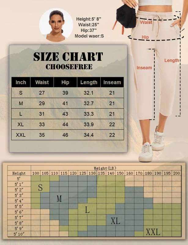Women's Casual Capri Sweatpants 21
