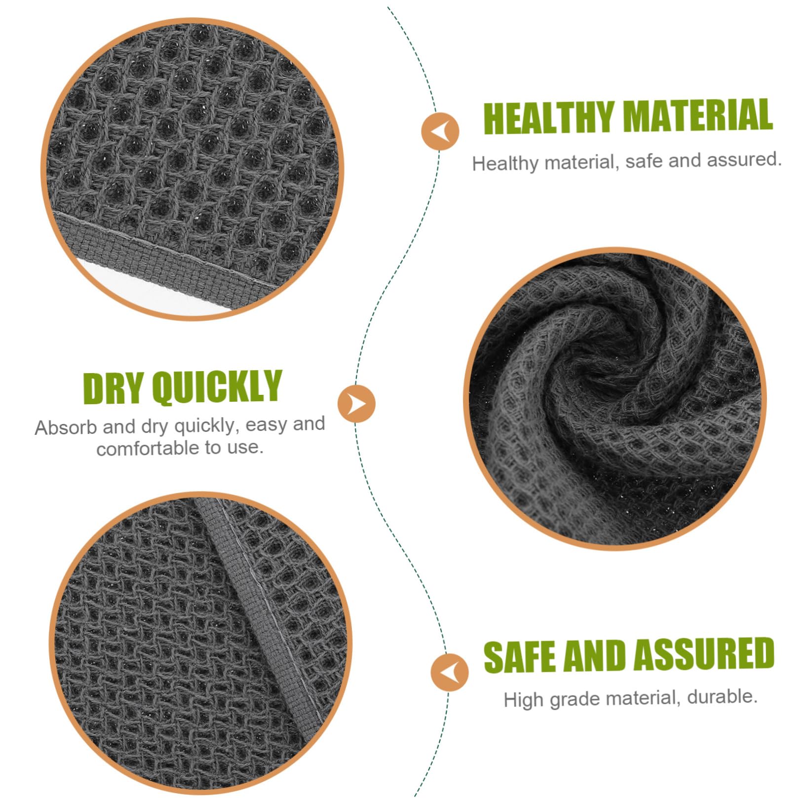 SUPVOX 2 Pack Sports Towels - Quick Dry Gym Towel, Yoga Towel & Fitness Towel with Honeycomb Texture for Sweat Absorption - Perfect for Workouts, Running, Yoga & Outdoor Activities