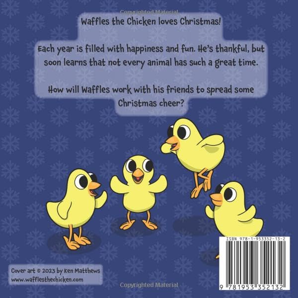 Waffles the Chicken Christmas Kindness Book - Heartwarming Holiday Story for Kids | Perfect for Family Read-Alouds & Teaching Kindness