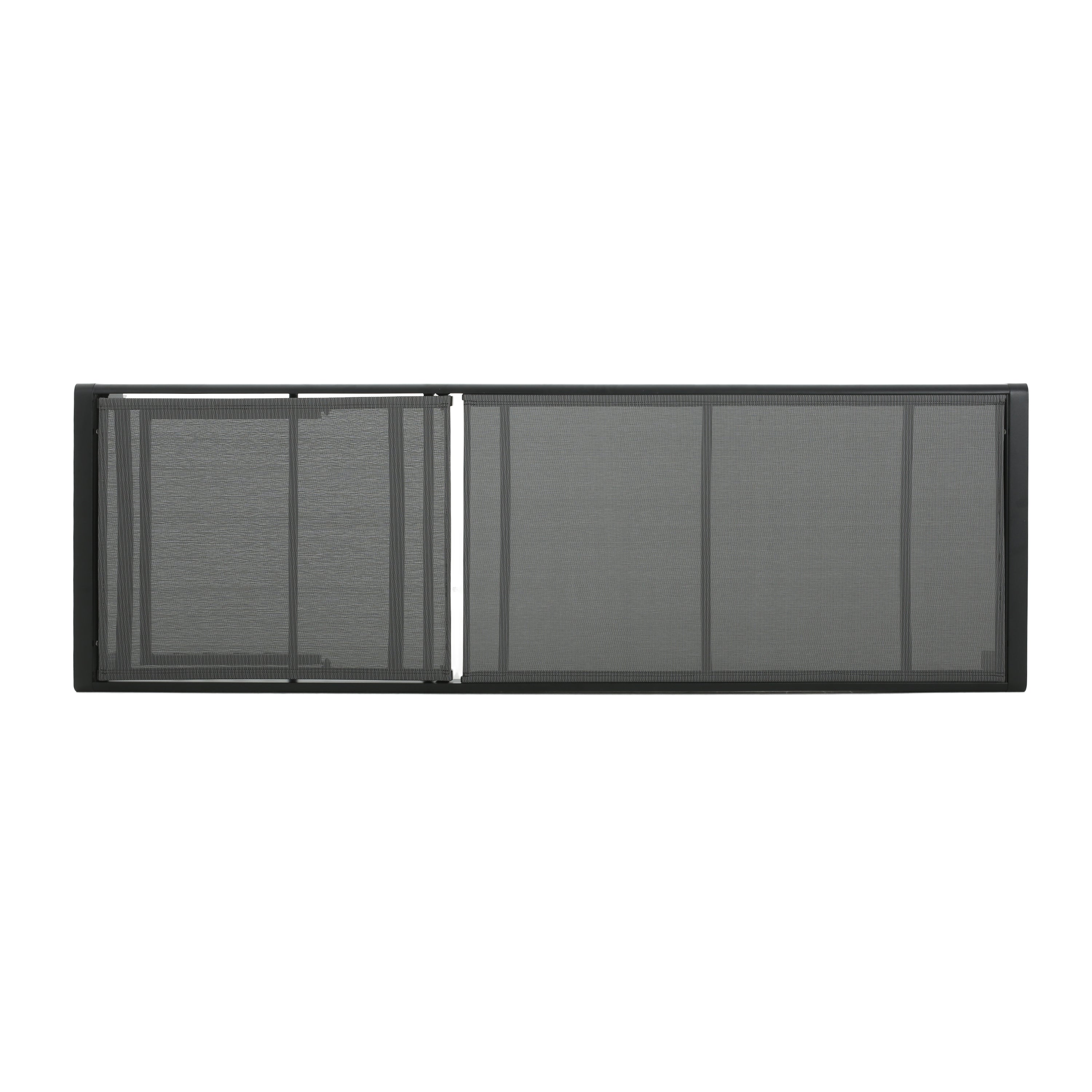 Cape Coral KD Chaise Lounge Set of 2 - Black Modern Patio Furniture for Outdoor Relaxation | Perfect for Poolside, Backyard, and Garden Lounging