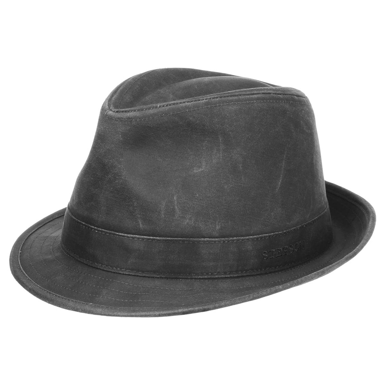 Stetson Odessa Trilby Cloth Hat for Men & Women - Classic Fedora Style Sun Hat for Outdoor, Travel, and Casual Wear