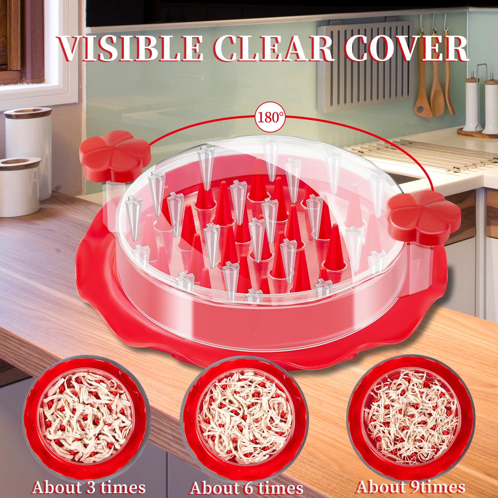 Chicken Shredder Tool - Ergonomic Handle, Dishwasher Safe for Easy Cooking