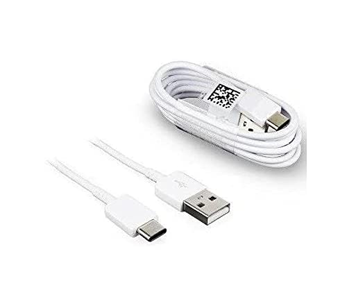 Original Samsung Galaxy A3 (2017) Fast Charger - UK Wall Adapter with USB-C Cable & Braided Type-C Cable - Fast Charging for Galaxy A3 (2017) - Perfect for Home, Office & Travel Use